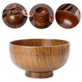 thumbnail image 2 of YIEMEEN Natural Wooden Bowl Non Toxic Healthy Porridge Paste Water Container, 2 of 11