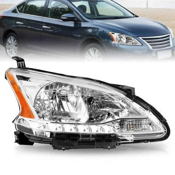 For 2013 2014 2015 Nissan Sentra [Factory Style] RH Passenger Headlight Headlamp