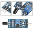 thumbnail image 4 of Módulo de sensor de llama, 5 piezas Sensor de detección de llama de llama IR Sensor de llama infrarrojo Durabilidad extendida NikouMX herramienta, 4 of 8