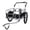 Black 9288, variant on 2-in-1 Bike Cargo Trailer with Foldable Storage Box, 70L Large Capacity, Removable Waterproof Cover for Camping & Picnic, Black+Gray, 88lbs Load