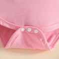 thumbnail image 5 of mgoYE Baby Girl Clothes 0-3 Months Newborn Infant Baby Girl Clothes Romper Skirts Set Bow Summer Outfits Cute Baby Clothes Girl(Pink,0-3 Months), 5 of 6