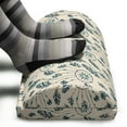 thumbnail image 3 of Bohemian Foot Rest, Layout of Native Dream Catcher with Feathers and Strokes, Non-Slip Backing Adjustable Ergonomic Memory Foam Leg Support for Office, Eggshell Dark Teal, by Ambesonne, 3 of 5