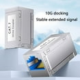 thumbnail image 6 of STP Shielded RJ45 Ethernet Coupler Cat6A Cat7 Compatible 10Gbps Fast speed Data Transfer Metal Cable Connectors, 6 of 8