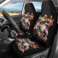 thumbnail image 2 of Yuyamidu Funny Frog Car Front Seat Covers American Flag Front Seat Cover Waterproof Automotive Accessories Easy Installation for Cars, SUVs and Trucks, 2 of 7