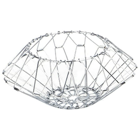 

Cuhas Scandinavian Creative Wire Fruit Basket Iron Multi-Variable Folding Fruit Basket Electroplated Gold Lampshade Stand