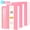 3P-Pink, variant on ROBCURSE 3 Pack B5 Spiral Journal Notebook, 300 Pages College Ruled Notebook for Women/Men, 100GSM Thick Paper, PVC Waterproof Cover, 7.5" X 10.2", Hardcover Notepad for School, Work, Travel, Home