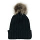 thumbnail image 1 of Sombreros de invierno para mujer, gruesos y gruesos, de punto, sin ala, cálidos y modernos, de poliéster., 1 of 2