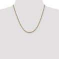 thumbnail image 2 of 10k Yellow Gold 3.2mm Anchor Chain Necklace Pendant Charm, 2 of 9