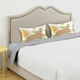 thumbnail image 3 of Yayeee Pillowcase King Size Set of 2 Satin Wrinkle Resistant Pillow Case, Beige Clouds, 3 of 7