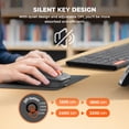 thumbnail image 4 of Combo de teclado y mouse inalámbricos plegables Bluetooth MEETION, 4 of 8