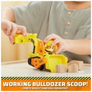 PAW Patrol, Rubble & Crew Toy Bulldozer Vehicle with Collectible Action Figure, for Kids Ages 3 and up