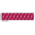 thumbnail image 3 of Romantic Fabric by the Yard, Valentine's Day Pattern with Sketchy Heart Rhombuses, Decorative Upholstery Fabric for Sofas and Home Accents, Hot Pink Burgundy by Ambesonne, 3 of 5