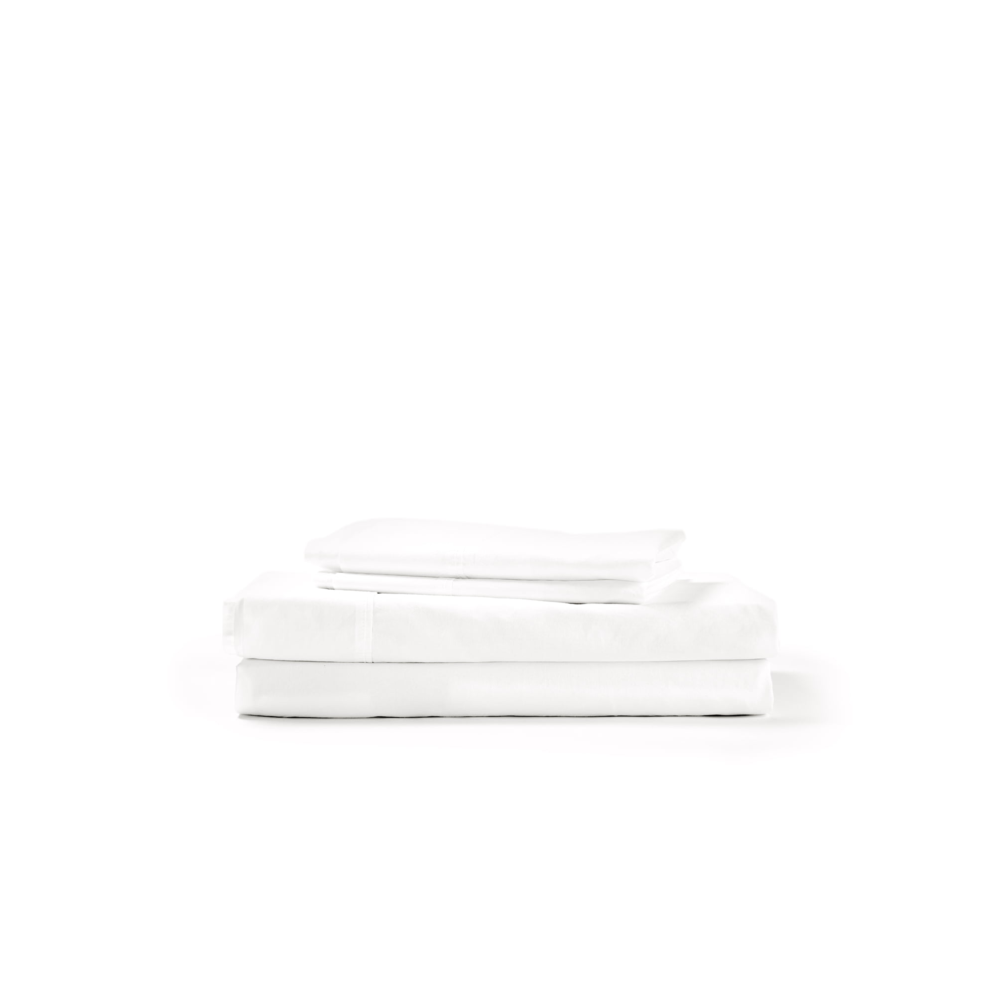 White, King NIYS Luxury Bedding 100% Egyptian Cotton Flat Bedsheets Percale Quality 