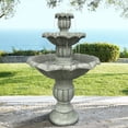 thumbnail image 2 of Hamiedun 35'' H 3-Tier Outdoor Water Fountain - With Submersible Electric Pump- Garden Cascading Waterfall for Yard Patio Lawn Home Decor, 2 of 5