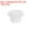 Clear, variant on Uxcell 100Pack 6mm(1/4") Dia Plastic Screw Hole Plugs Cover for Furniture, White