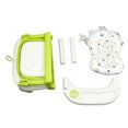 thumbnail image 1 of Bañera plegable para bebés de 3 pliegues, bañera para bebés y niños pequeños, lavabo de ducha para recién nacidos y niños pequeños, modo de sensor de temperatura verde, 1 of 15