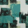 thumbnail image 1 of oneOone Rayon Teal Green Fabric Brush Stroke Sewing Material Print Fabric By The Yard 56 Inch Wide, 1 of 8