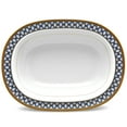 thumbnail image 2 of Noritake Blueshire Oval Vegetable Serving Bowl, 2 of 3