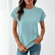 thumbnail image 2 of Camiseta Negra de Manga Larga de Manga Corta de la Mujer Batwing con Bolsillo de Canguro, Top Casual de Lana Suave para el Salón Y el Uso Diario, 2 of 6