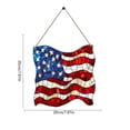 thumbnail image 2 of Fareti 4th of July Flag Ornaments Colorful Window Hanging Decorations Home Wall Decor for Bedroom Patio Indoor Outdoor, 2 of 6