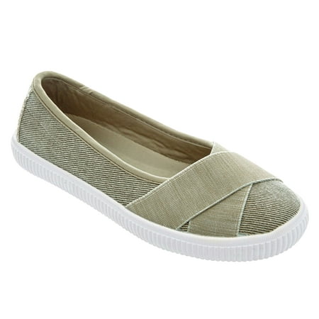 

Comfortview Women s Wide Width The Jazlyn Slip-On Sneaker Sneaker