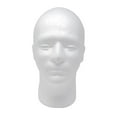 thumbnail image 2 of 2x Men Foam Manikin Head Display Stand Display Head Model for Headwear Hairpiece, 2 of 8
