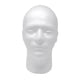 thumbnail image 1 of Cabeza de maniquí de espuma para hombre, modelo de cabeza de exhibición para bufandas de postizo, auriculares, exhibición de joyería, 1 of 6