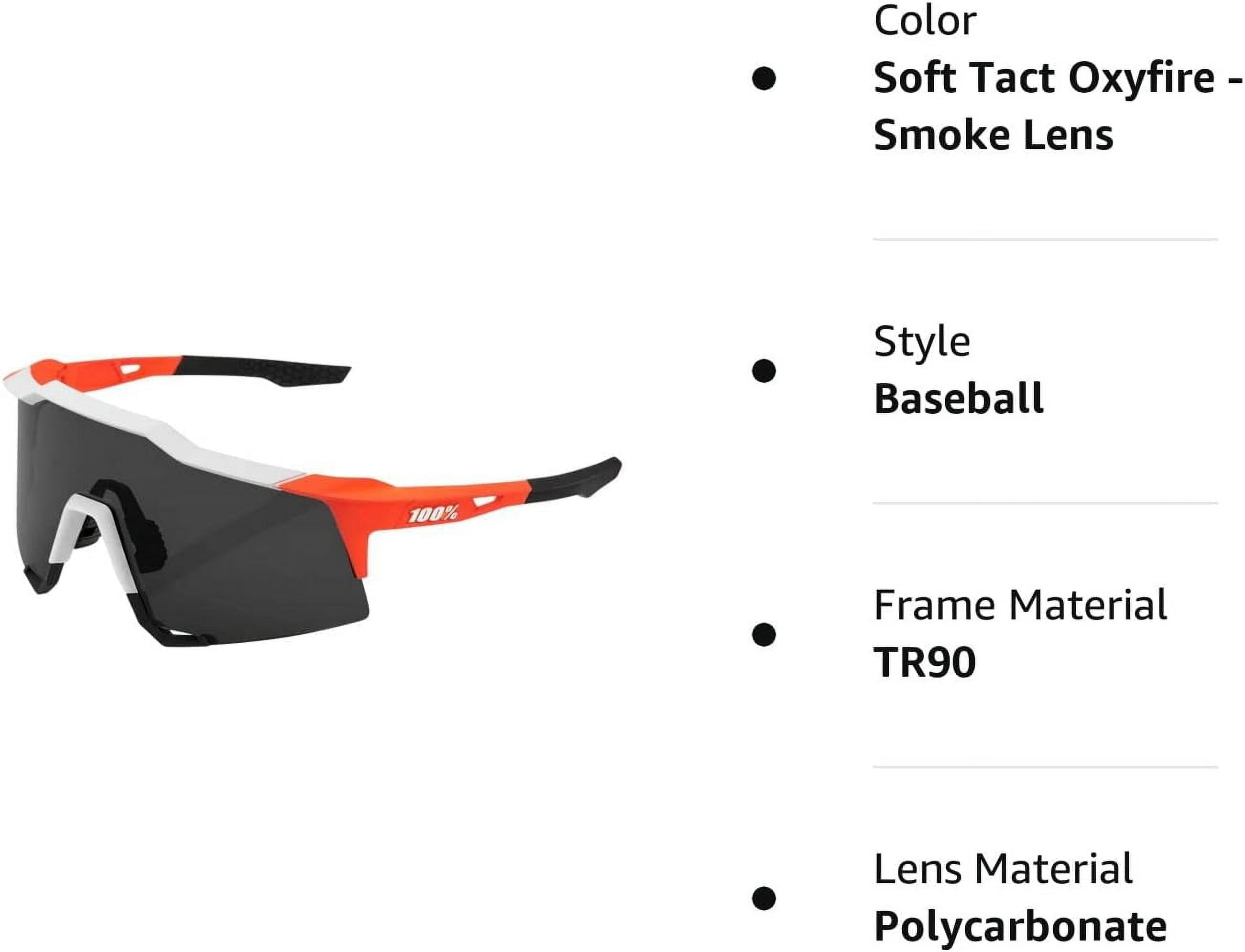 100% Speedcraft Sunglasses - Soft Tact Oxyfire; Smoke 100% Speedcraft Sunglasses - Soft Tact Oxyfire; Smoke