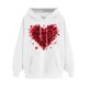 thumbnail image 1 of Fuera Del Hombro Manga Larga Tops para las Mujeres Impreso Sudadera con Capucha Cuello Redondo Sudadera Casual, Invierno Cálido Top para el Club de Trabajo Y el Uso Diario, 1 of 8