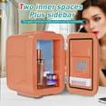thumbnail image 3 of Mini Fridge Portable Thermoelectric 4 Liter Cooler and Warmer for Skincare, Eco Friendly Beauty Fridge For Foods,Medications, Cosmetics, Breast Milk, Medications Home and Travel, 3 of 9