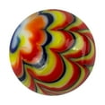 thumbnail image 2 of 25mm Razzamatazz Handmade Art Glass Marble bargello Design 1" Shooter, 2 of 5