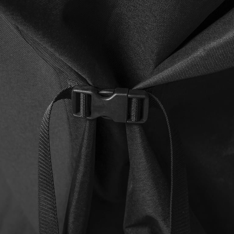 Housse De Barbecue Robuste Pour Station De Cuisson Blackstone 5483 De 71,1 Cm Avec Capuche, Résistante à L'eau, Aux Intempéries, En Polyester 600D à Dessus Plat Avec Sangles, 71,1 Cm, Noir