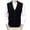 Black, variant on Dpytoraw Male Autumn And Winter Single Buckle Sweater Vest Vest V Neck Pure Color Wool Collarless Shirt Combined Body Type Non Hooded Vest Sweater Vest