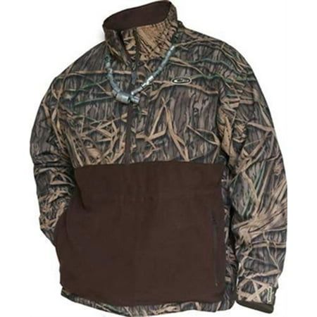 Drake Waterfowl Waders - Drake DW432BLA Waterfowl MST Eqwader Plus .25 Zip Jacket Grass Blades Large