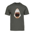 thumbnail image 1 of T-Shirt à Manches Courtes Attaque de Requin pour Hommes - Gris Foncé - 3TG, 1 of 1