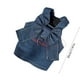 thumbnail image 3 of Pisexur Suministros para mascotas Vestido vaquero para perros y gatos Ropa ajustable para mascotas adecuada para perros pequeños y gatos Falda con volantes linda perros, perros, gatos y animales, 3 of 6