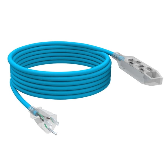 Stanley 10' Grounded Power Block Heater Outdoor Extension Cord with Lighted Ends