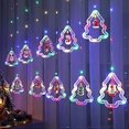 thumbnail image 1 of BLOOMWIN Christmas Window Lights, 3m Christmas Curtain Lights USB Xmas Tree Fairy Lights Novelty Window Winter Decorations for Bedroom Indoor Home, Mu, 1 of 5