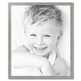 thumbnail image 2 of ArtToFrames 32" x 38" Classic Silver Picture Frame, 32x38 inch Silver Wood Poster Frame (WOM-4926), 2 of 7