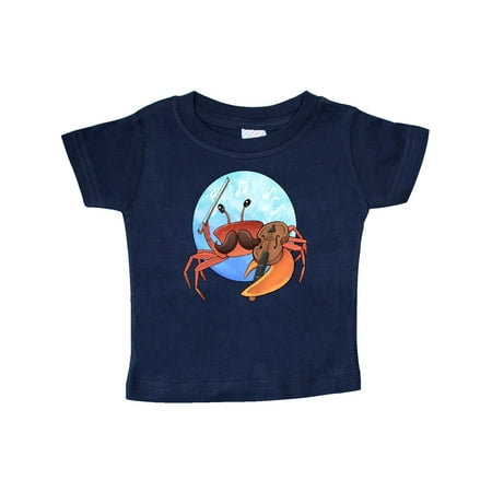 

Inktastic Fun Fiddler Crab with Violin and Mustache Gift Baby Boy or Baby Girl T-Shirt