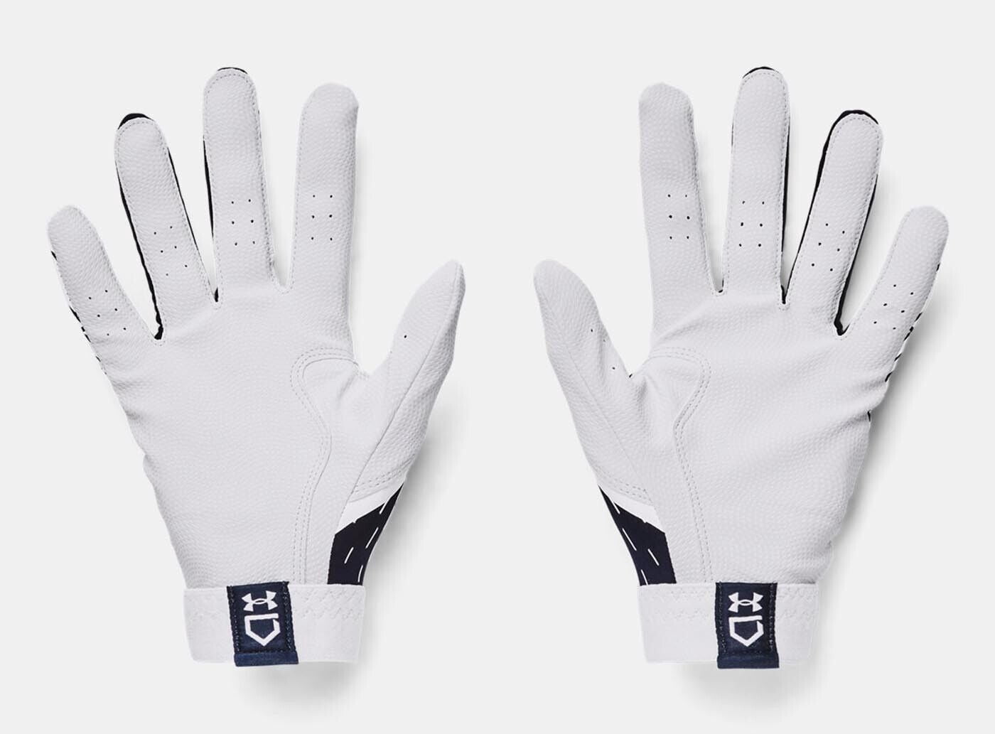 Under Armour Men's UA Clean Up Baseball Gloves, White Midnight