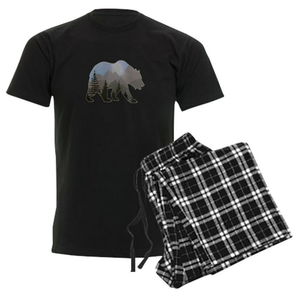 CafePress - WILDERNESS WANDERER Pajamas - Men's Dark Loose Fit Cotton Pajama Set