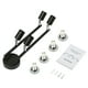 thumbnail image 1 of Luminaria de techo ajustable Tomshine con 4 cabezales LED GU10 de 4W, ángulo de iluminación flexible, ideal para habitaciones, cocinas y pasillos. Incluye 4 focos de luz cálida 3000K, 400lm cada uno,, 1 of 7
