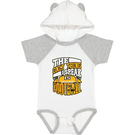 

Inktastic Football Funny Sports Language Boys or Girls Baby Bodysuit