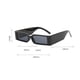 thumbnail image 3 of Gafas de sol de moda, gafas de sol de hip hop vintage, gafas , gafas clásicas para fi, viajes en pya al aire libre, accesorios , GRIS Sunnimix Gafas de moda, 3 of 8