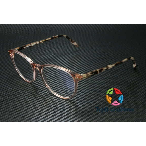 Eyeglasses Tom Ford FT 5810 -B 072 Transp. Pink, Vintage Rose Havana, "t" Logo /