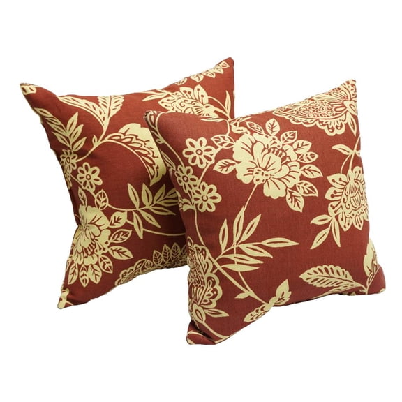 17-inch Square Polyester Outdoor Throw Pillows (Set of 2) 9910-S2-CO-OD-048