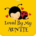 thumbnail image 4 of Inktastic Loved by My Auntie Ladybug Boys or Girls Baby Bib, 4 of 4
