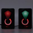 thumbnail image 3 of Altavoz de escritorio X2, altavoces de PC con cable portátiles alimentados por USB con luz de respiración para oficina en casa, 3 of 8