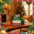 thumbnail image 5 of WETRBWEH Christmas Table Decoration, 4 Pcs Tiered Tray Decor,Wooden Santa Claus Decor Desktop Ornament,Santa Claus Elk Block Sign for Home Kitchen, 5 of 8